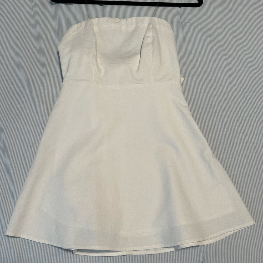Altar'd State Strapless Cream Dress
